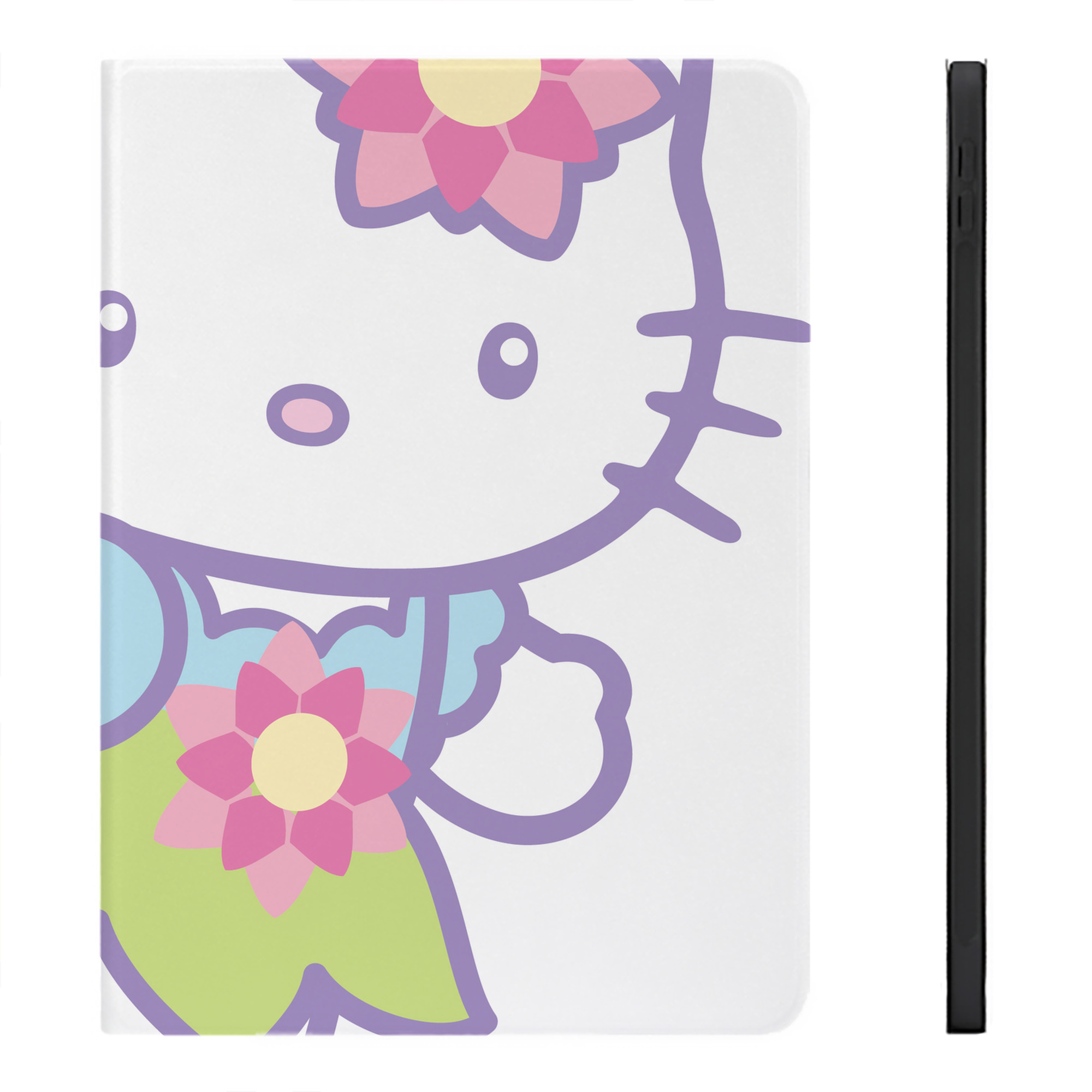 （画像用） Hello Kitty ハローキティ IPadケース ペンホルダー付き ブックスタイルデザイン